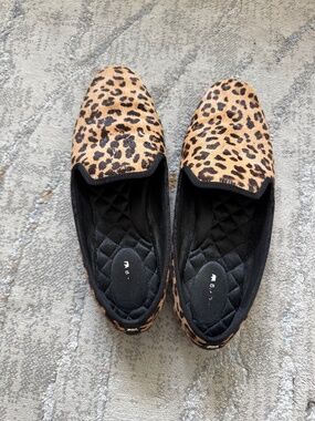 Birdies Pony Hair Leopard Loafers — Women’s Size 9.5